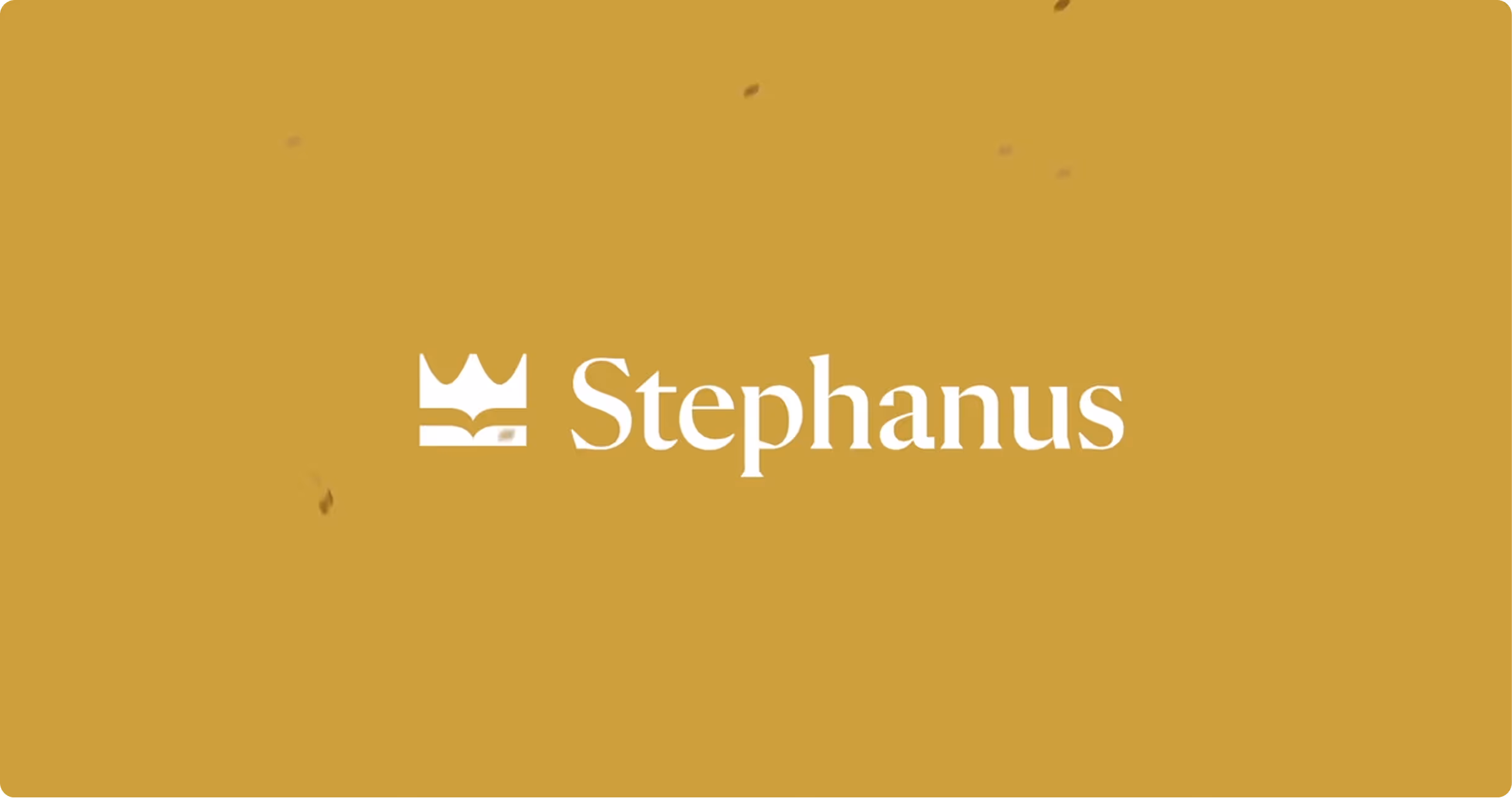 Stephanus rebrand and web design