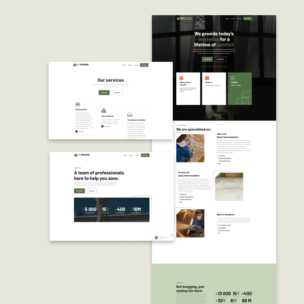 IsoRihner web design and Webflow development